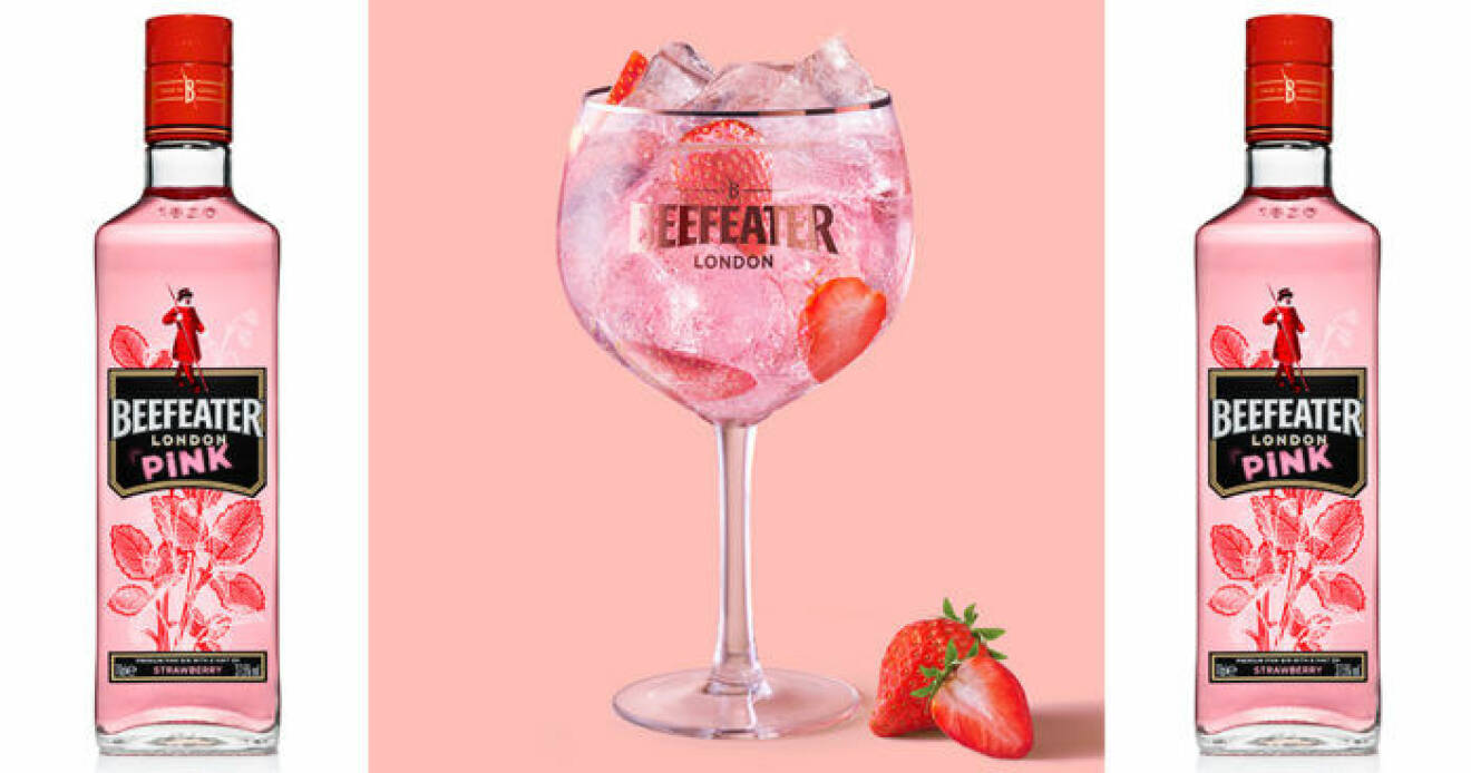 Beefeater Pink är ett rosa gin med jordgubbssmak