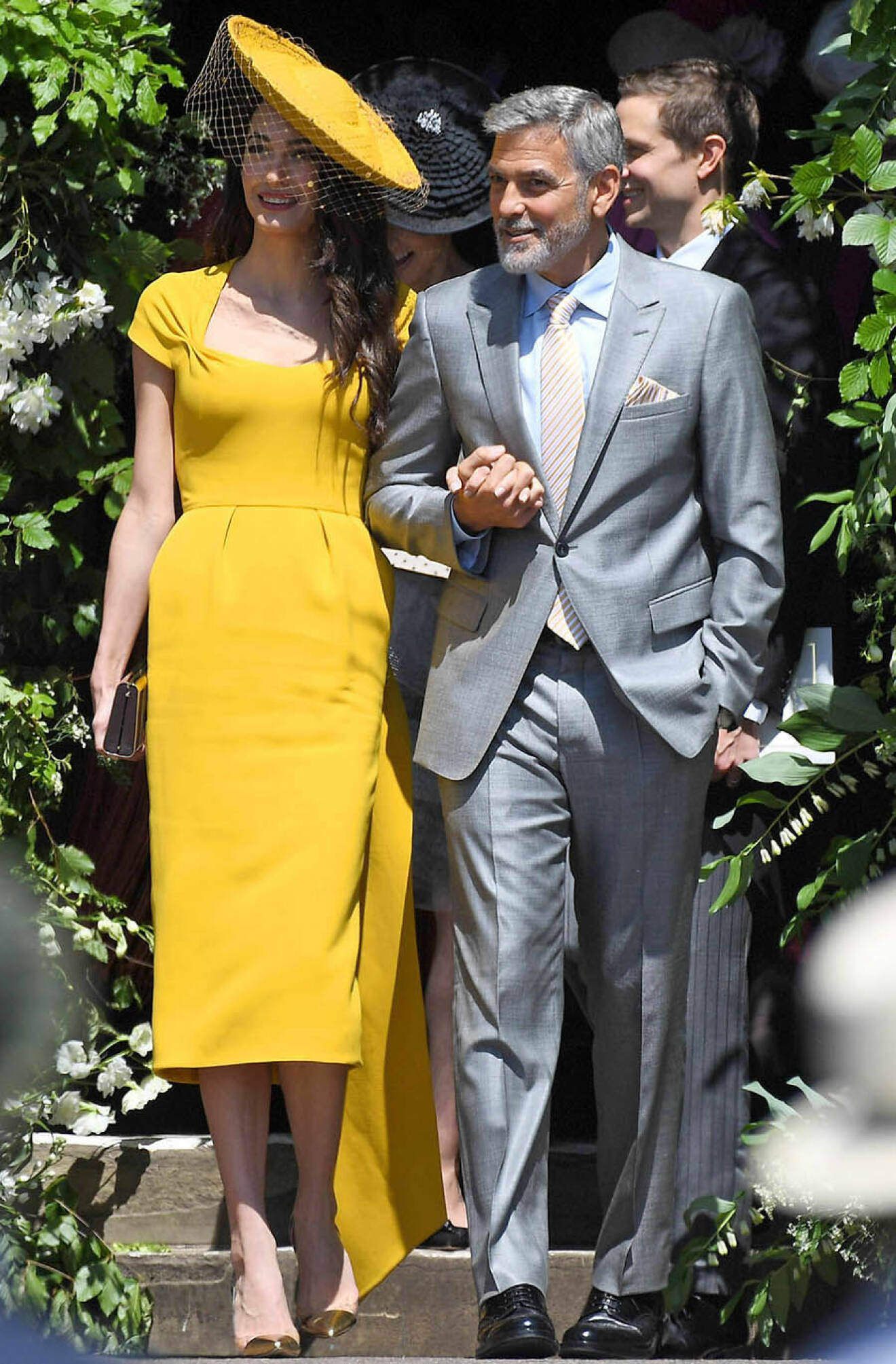 George Clooney med fru.