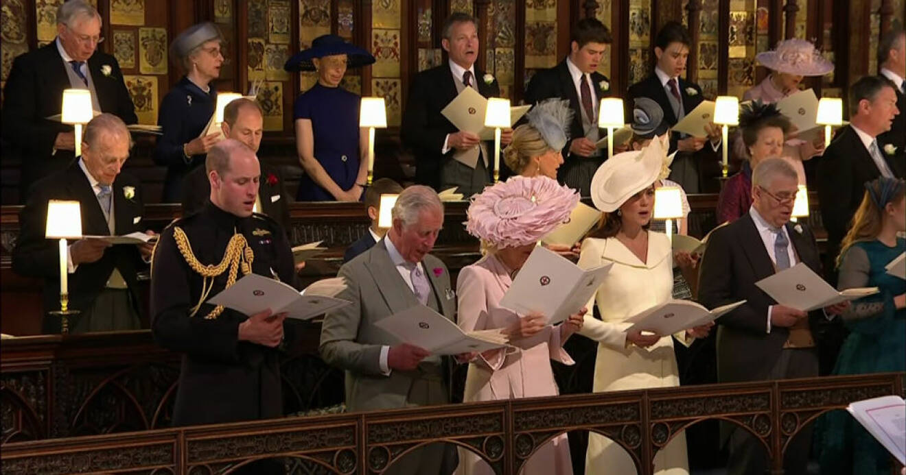 Under vigseln av prins Harry med Meghan Markle var en plats tom för att hedra Diana. 