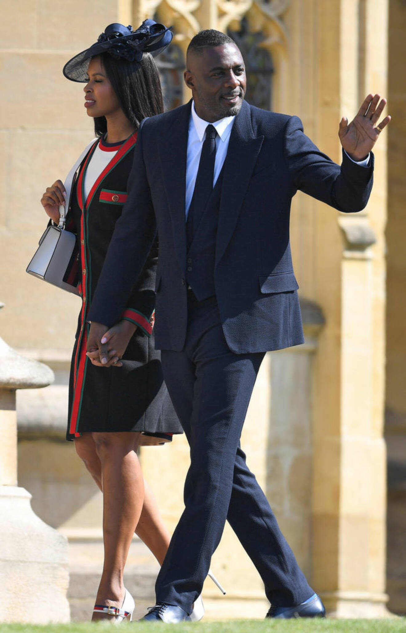 Skådespelaren Idris Elba och Sabrina Dhowre.