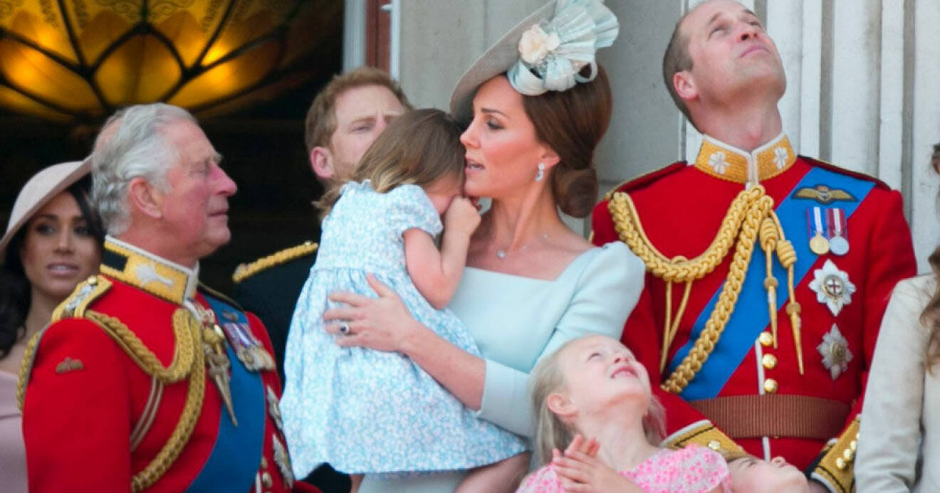 Prinsessan Charlotte, Kates och William.