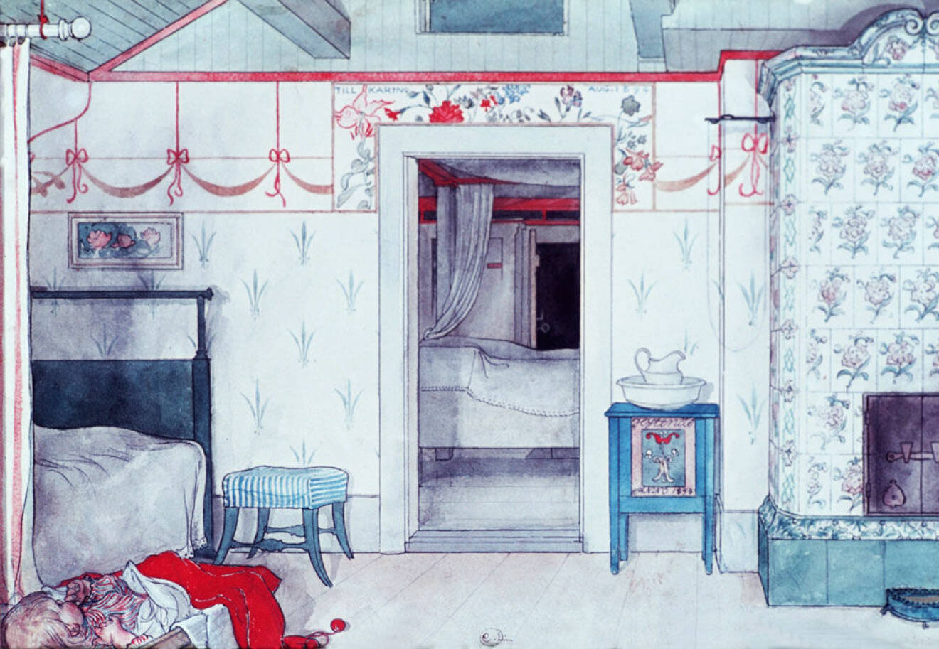Carl Larssons sovrum 