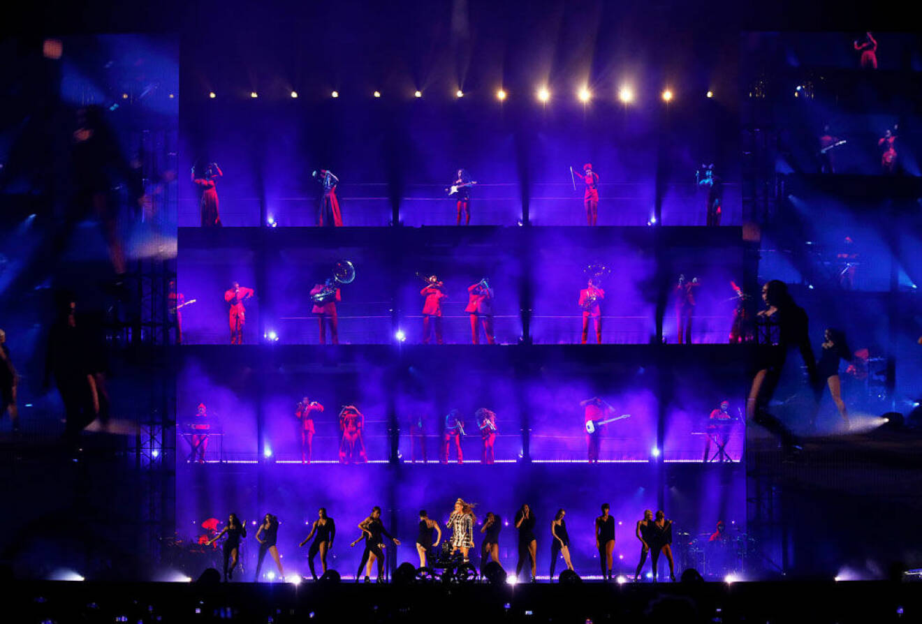 Beyonce och Jay-Z gästar Friends Arena i Stockholm, här är scenen.