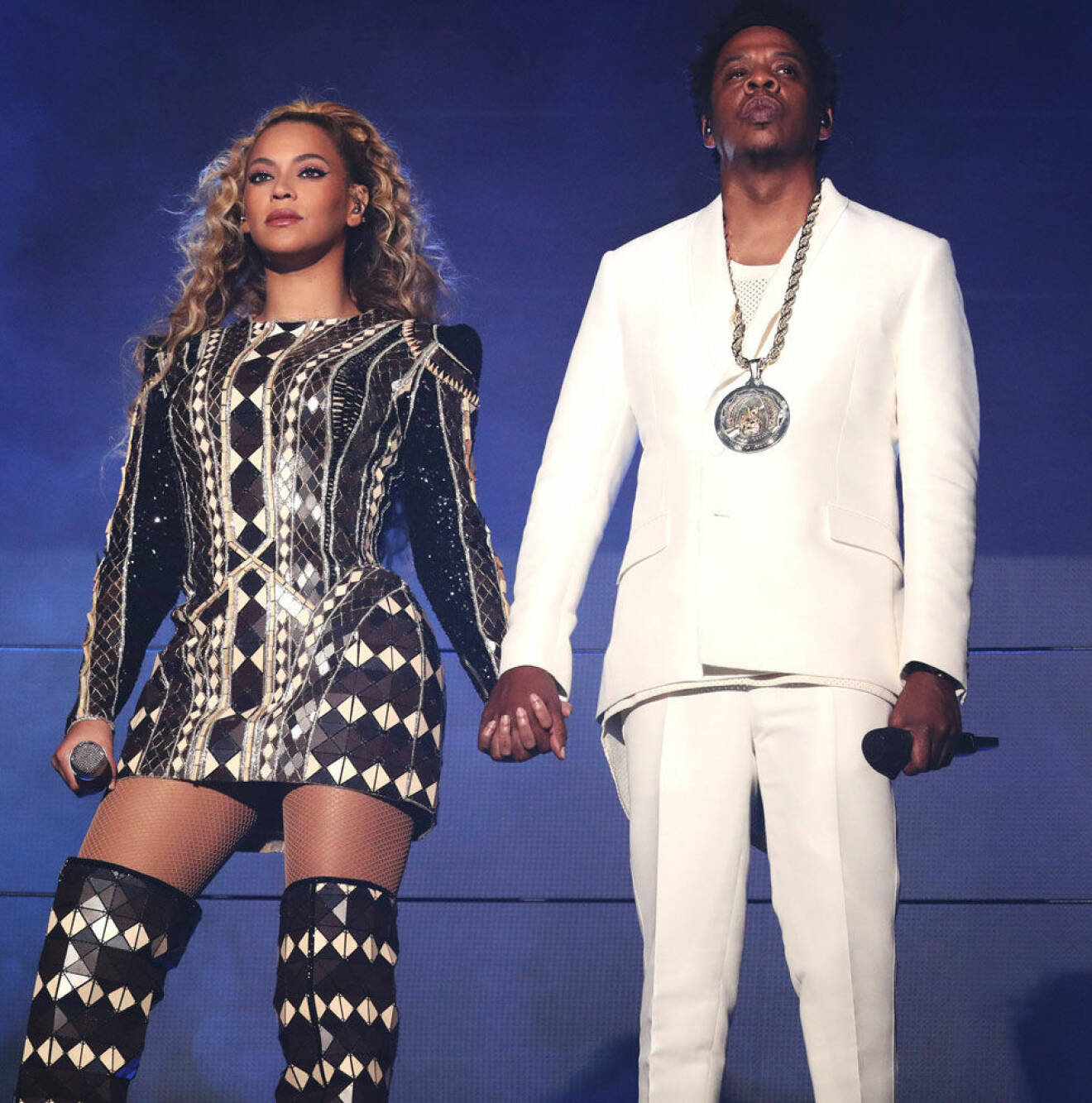 Beyonce och Jay-Z gästar Friends Arena i Stockholm. 
