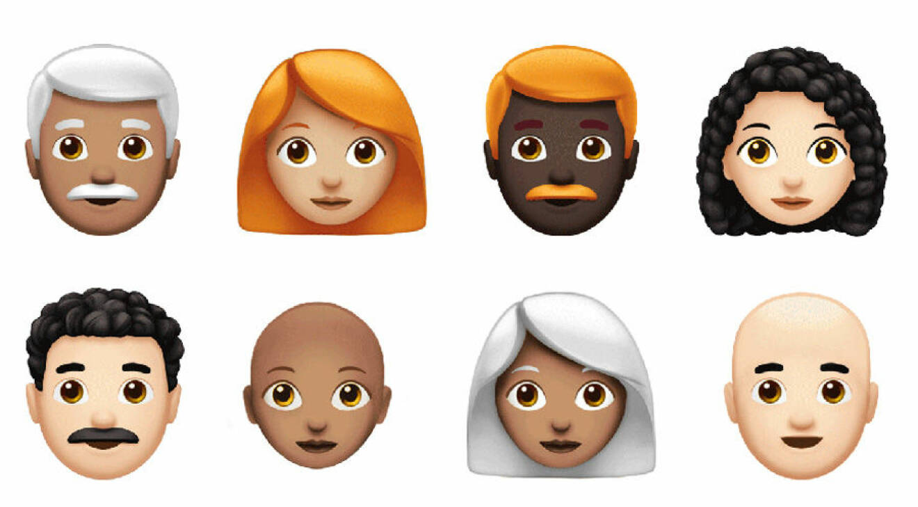Apple släpper nya emojis