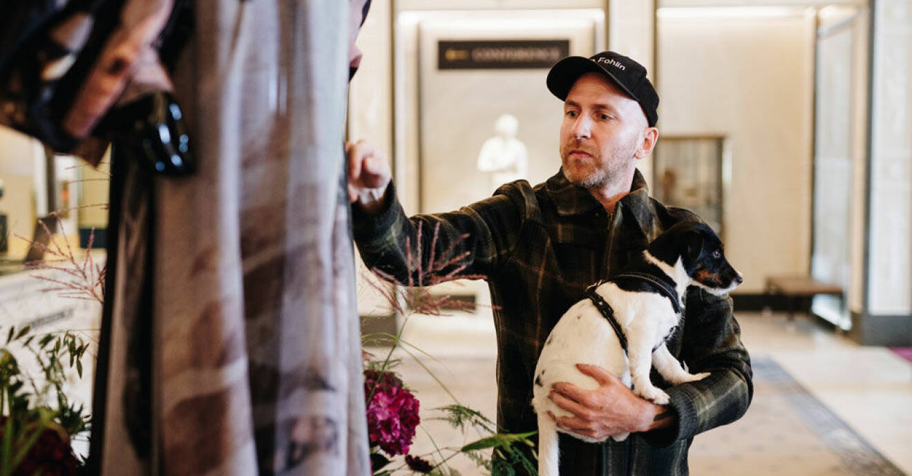 Designer Martin Bergström intar lobbyn på Grand Hôtel
