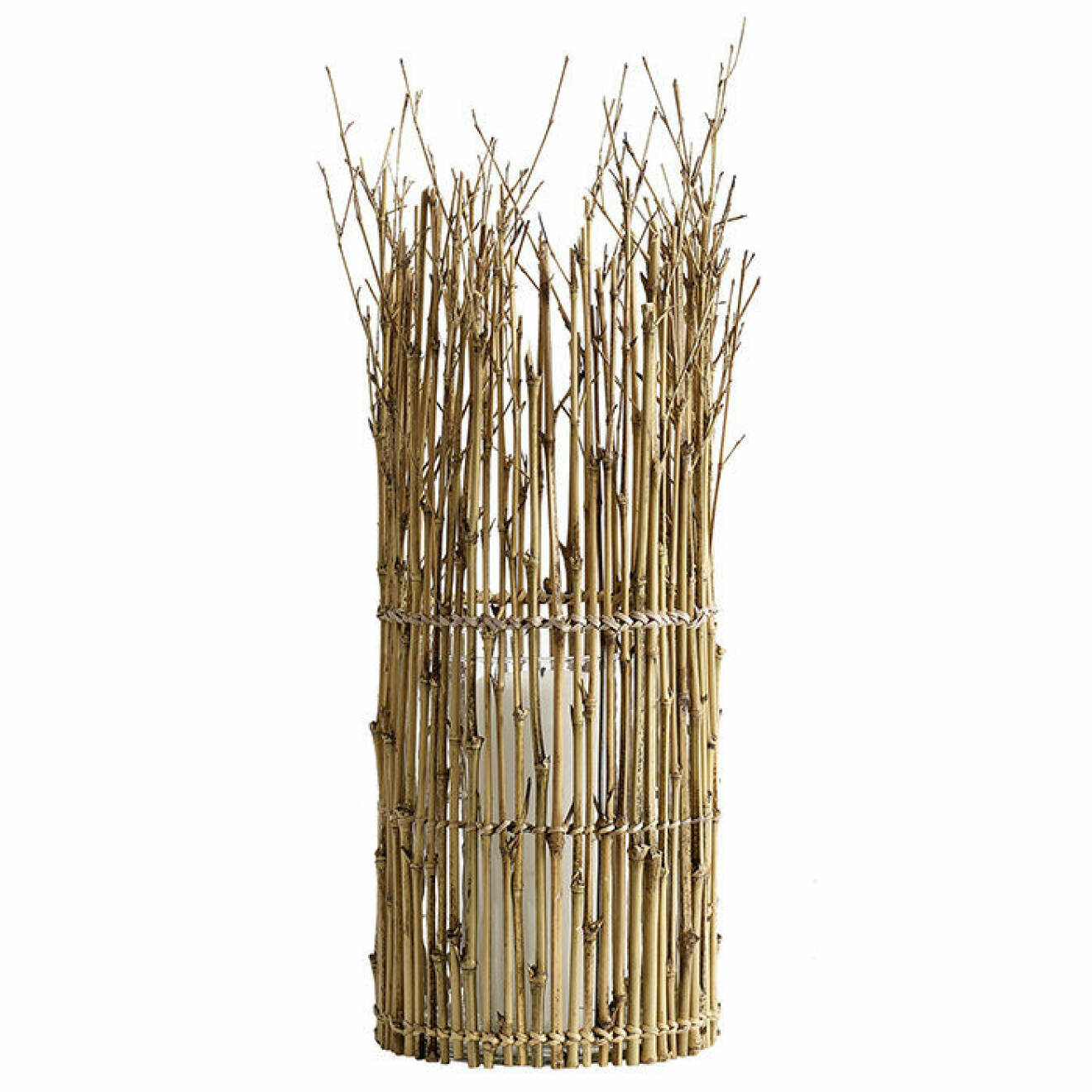 Ljuslykta i bambu från Muubs