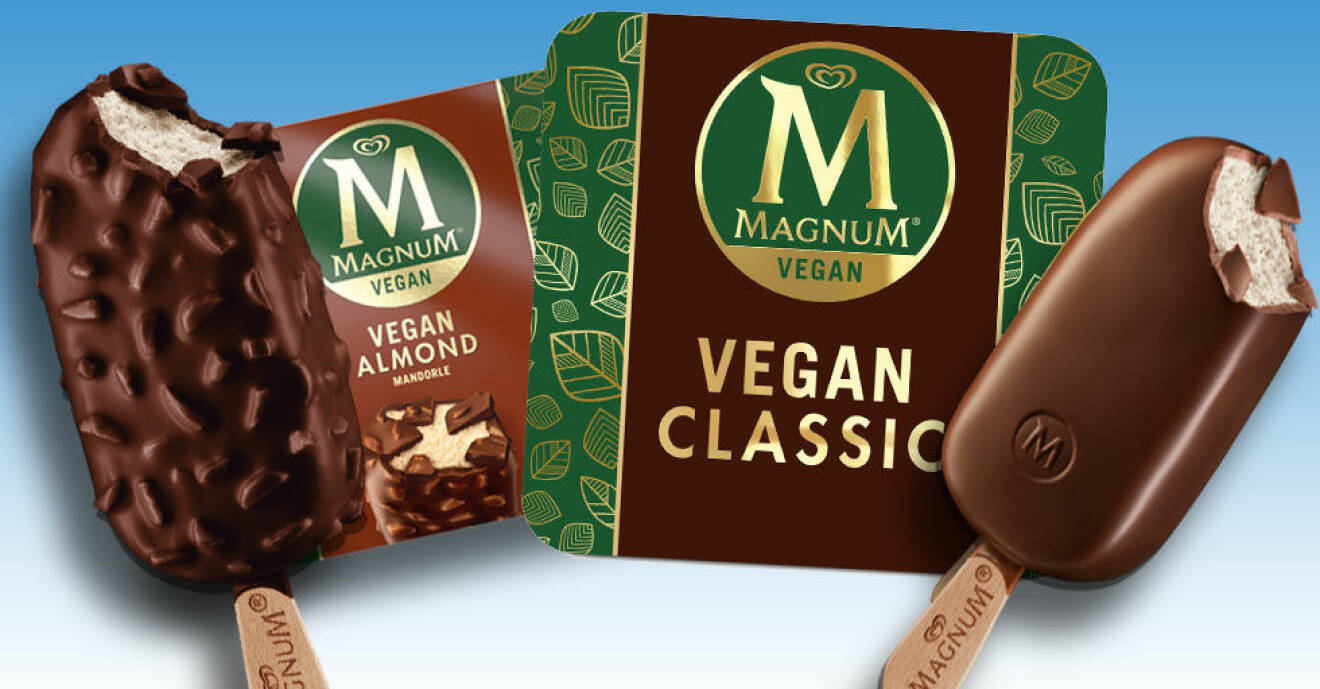 Då släpper Magnum vegansk glass.