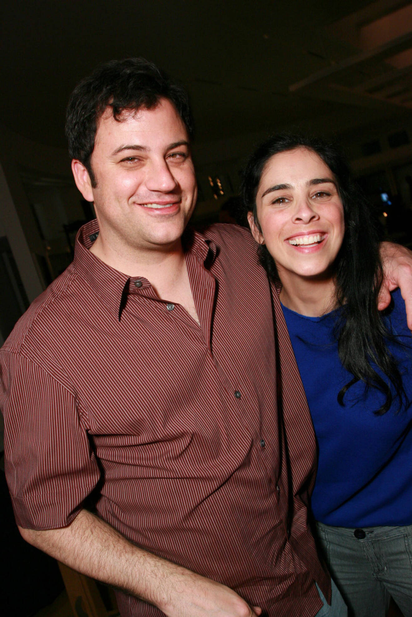 Jimmy Kimmel och Sarah Silverman 2007 när de fortfarande var ett par. 
