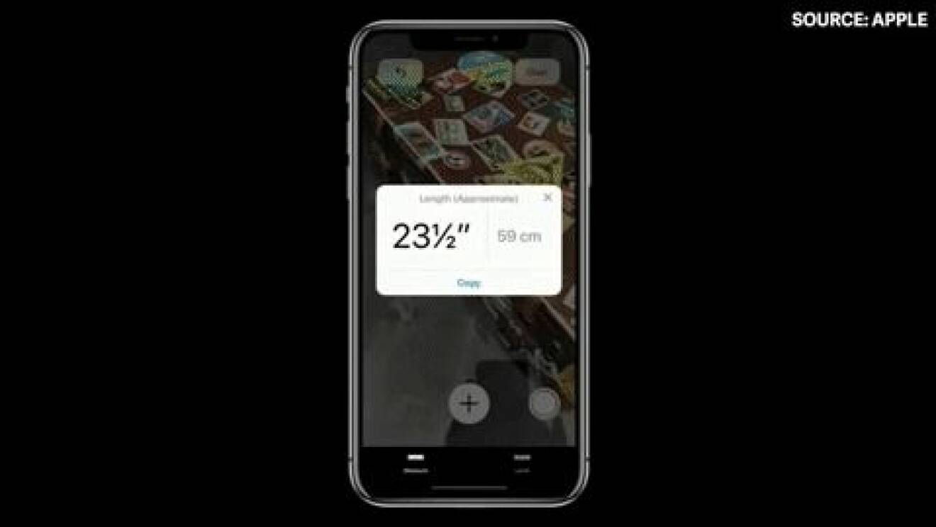 Measure är en ny Apple-app som mäter avstånd. 
