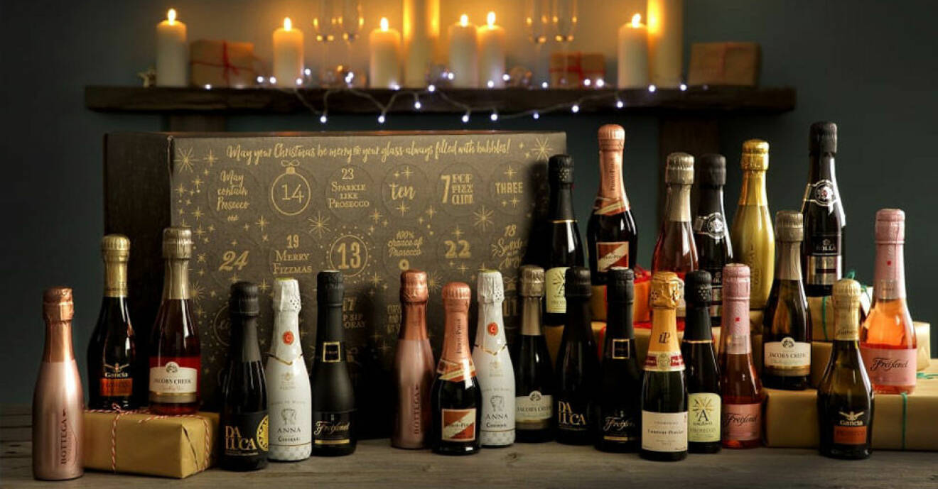 Här är årets adventskalendrar – med bubbel, vin och gin & tonic.