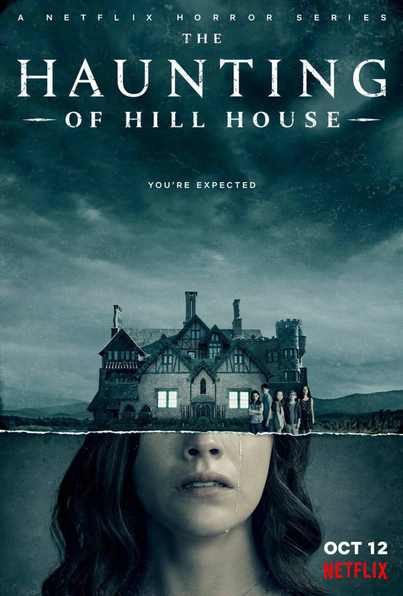 Netflix serie Haunting of Hill house har premiär 12 oktober