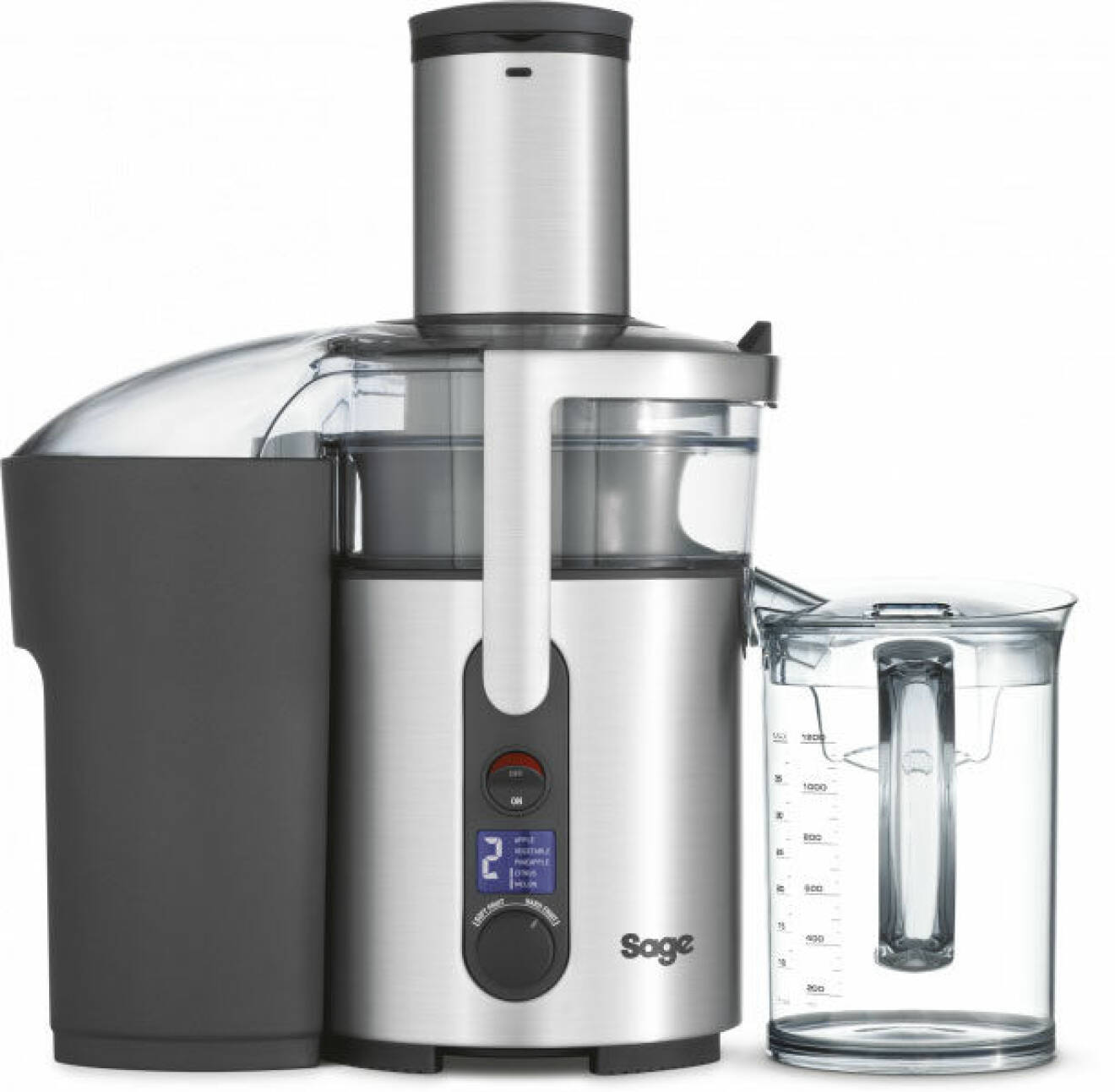 Sage the Nutri Juicer BJE520 PLUS är en juicemaskin som har stor kapacitet.