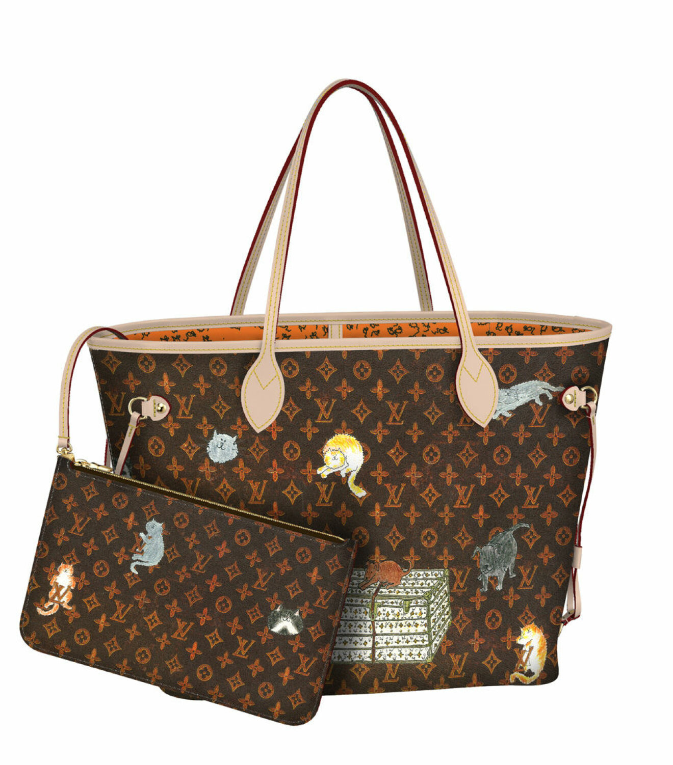 Louis Vuitton x Grace Coddington tote bag