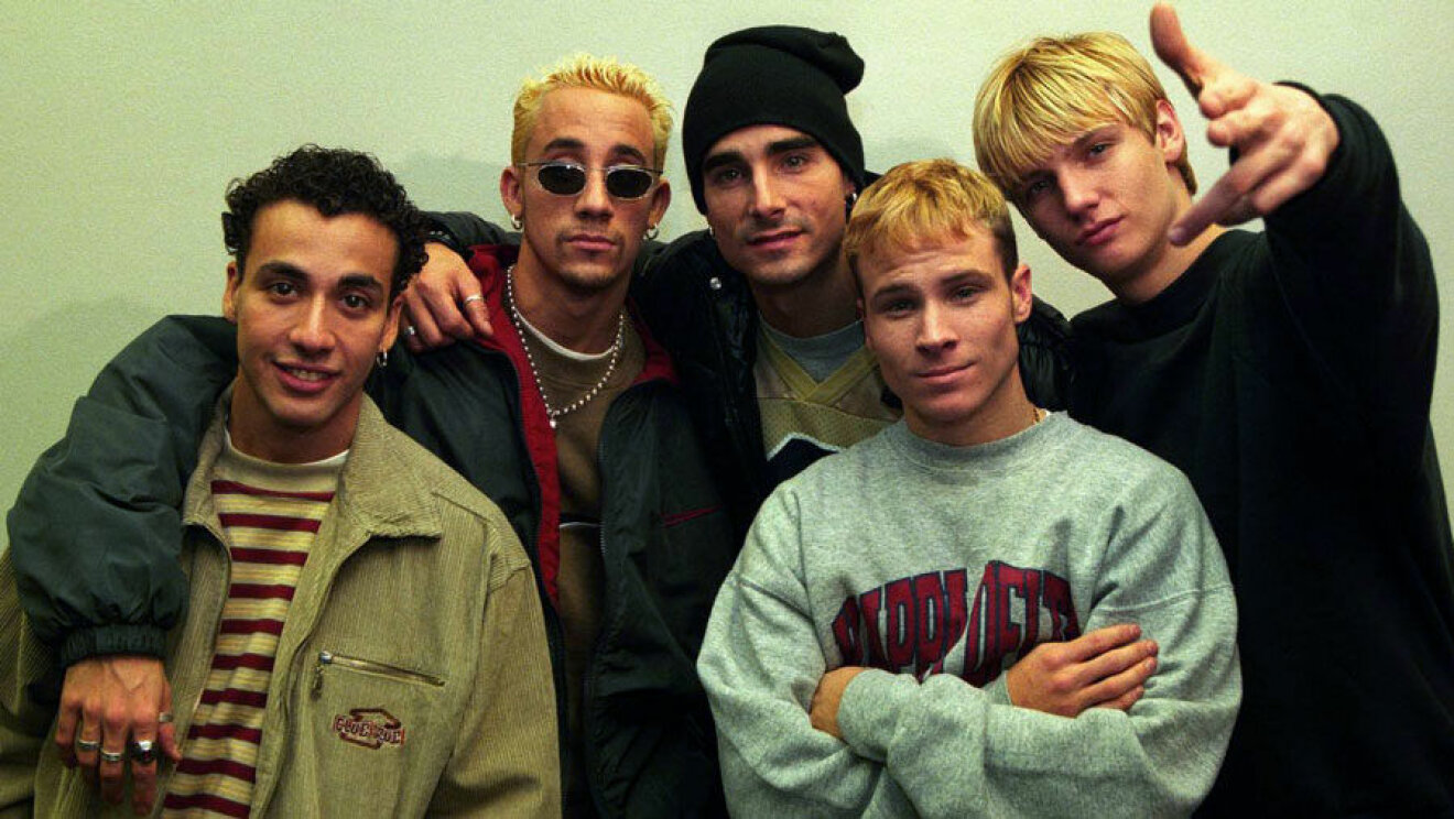 Gammal idolbild av Backstreet Boys som snart kommer till Sverige.