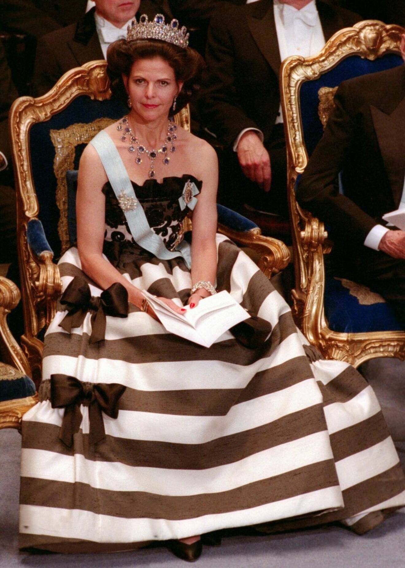 Drottning Silvia på Nobel 1993. 