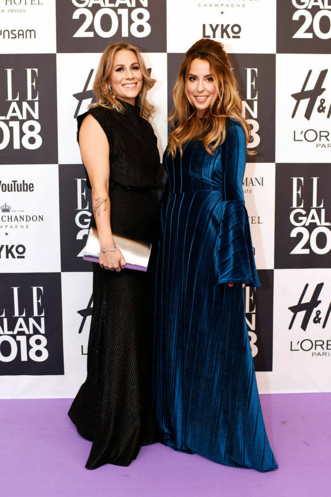 Anja Forsnor Wärn & Alexandra Kamperhaug på ELLE-galan 2018.