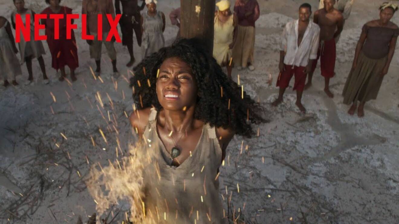 Ung kvinna bränns på bål i Netflix nya serie Siempre Bruja.