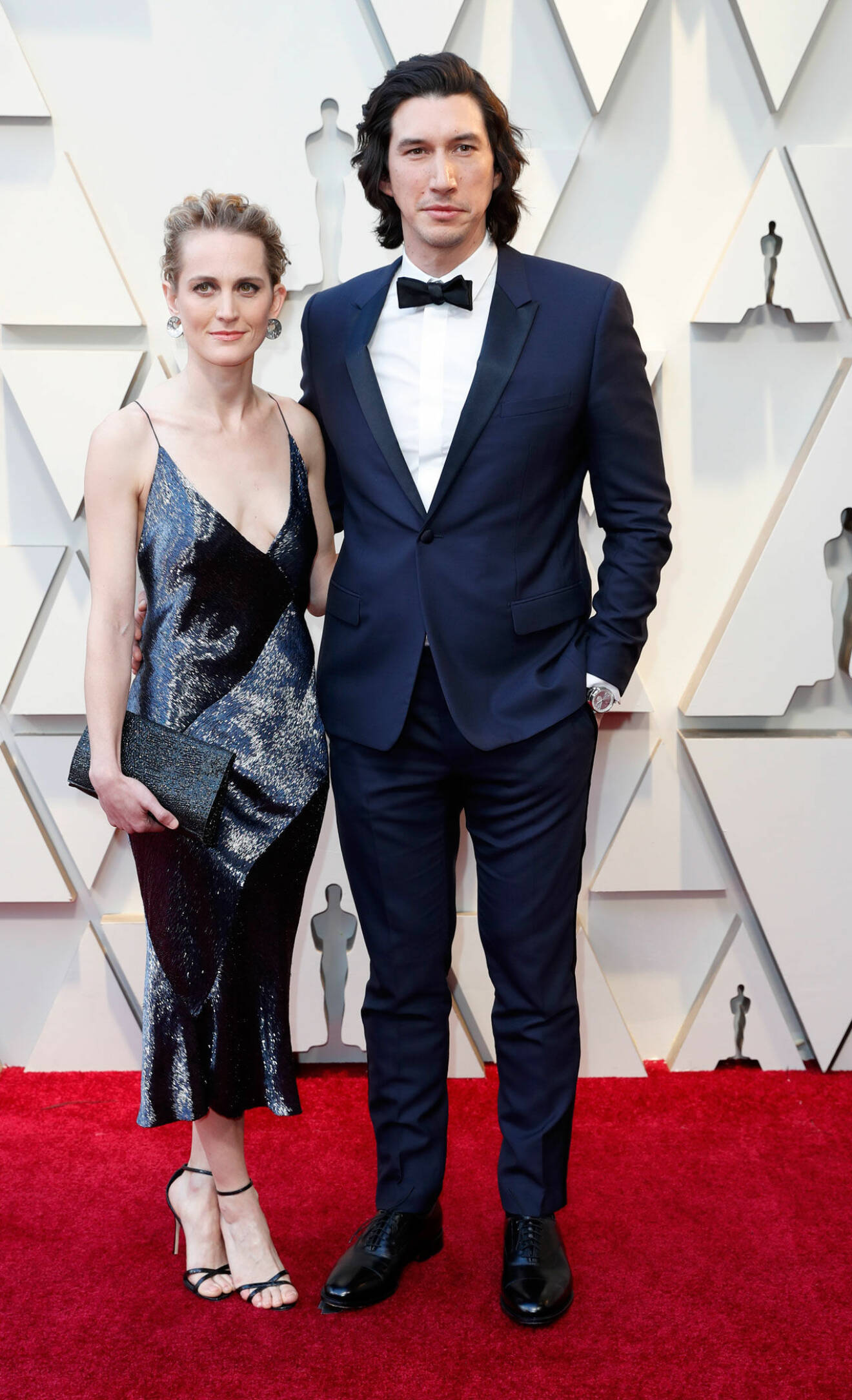 Joanne Tucker och Adam Drive på Oscarsgalan 2019