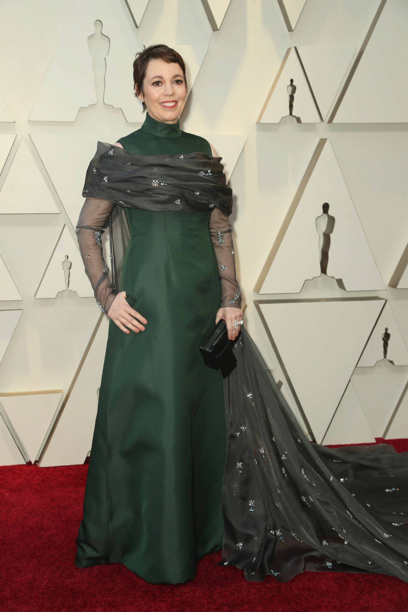 Olivia Colman på Oscarsgalan 2019