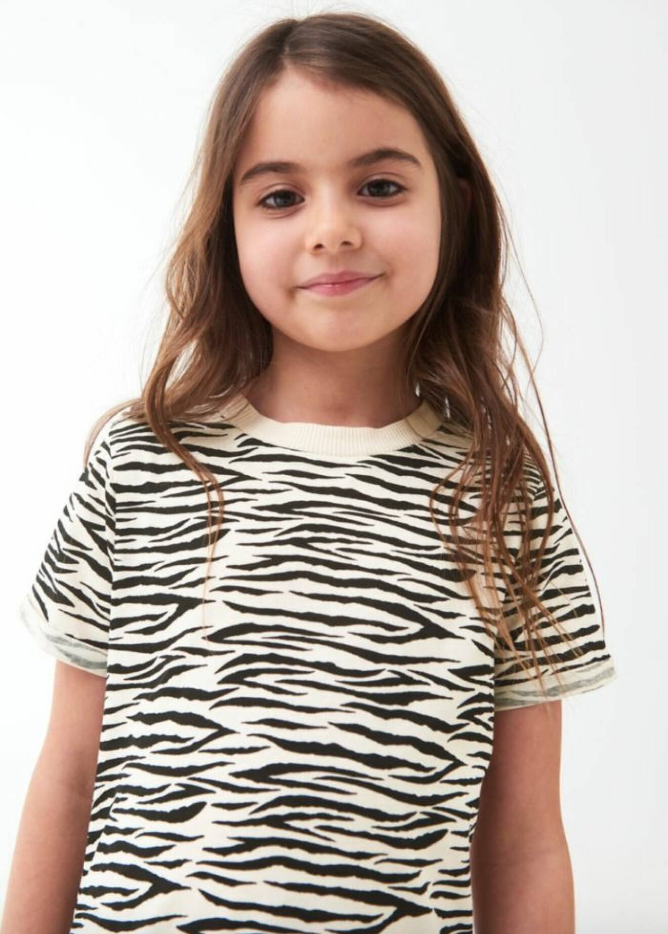 Gina tricot mini barnkollektion zebra t-shirt
