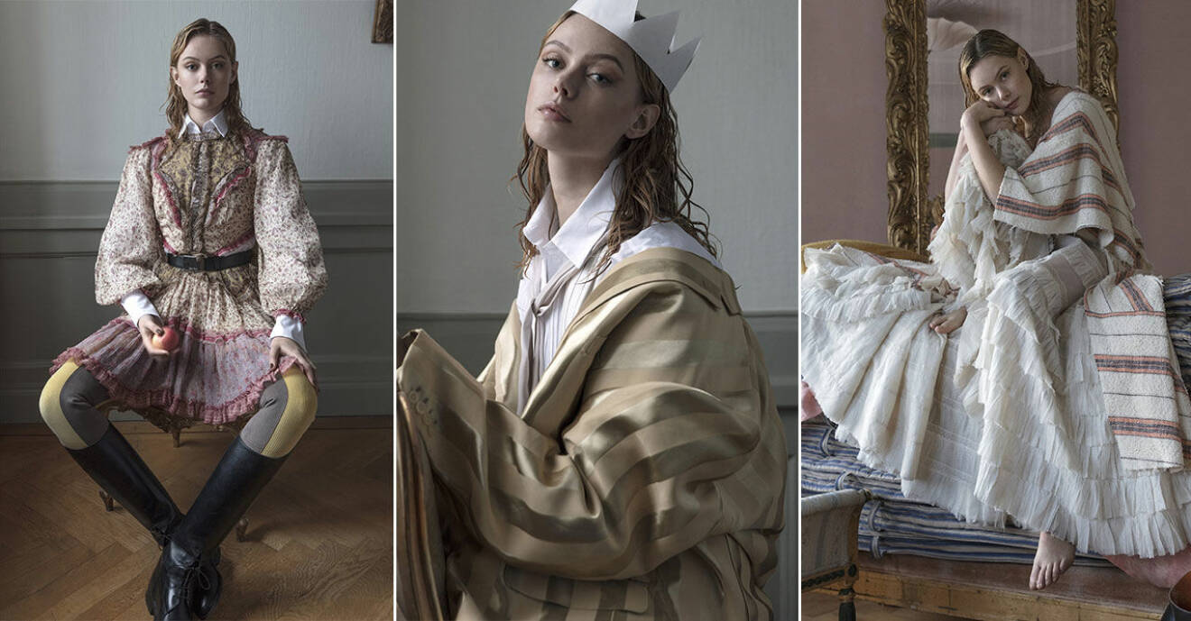 Frida Gustavsson visar det senaste modet i ELLE 2019