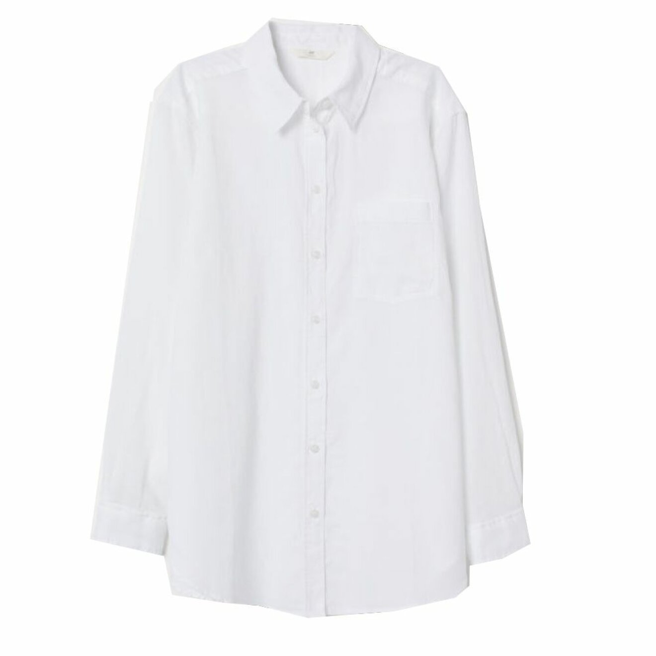 vit bomullsskjorta från H&M