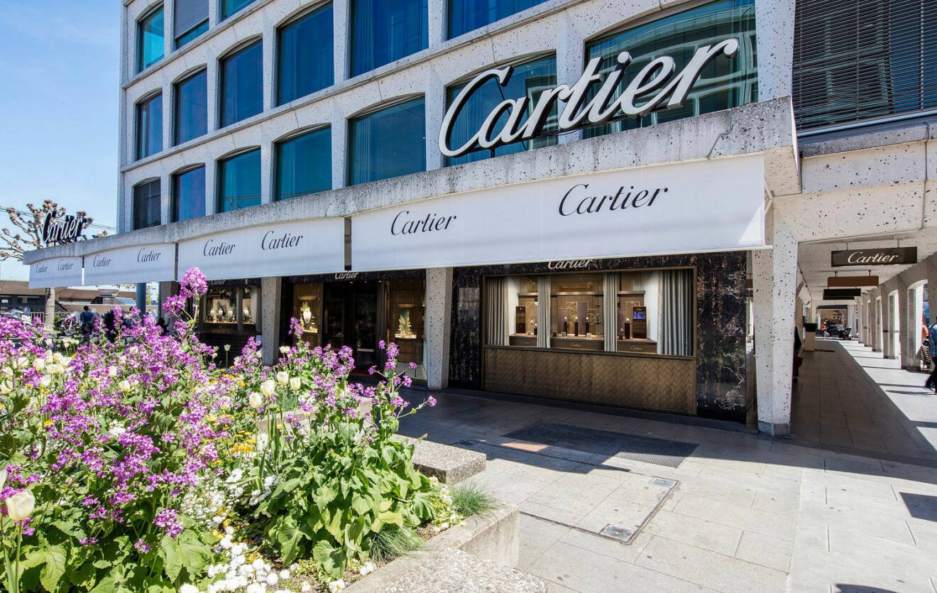 Cartierbutiken i Genève
