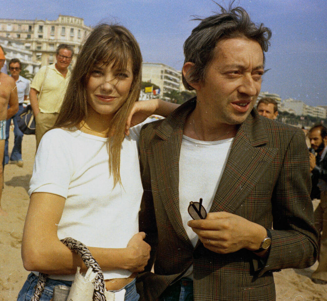 Jane Birkin tillsammans med Serge Gainsbourg