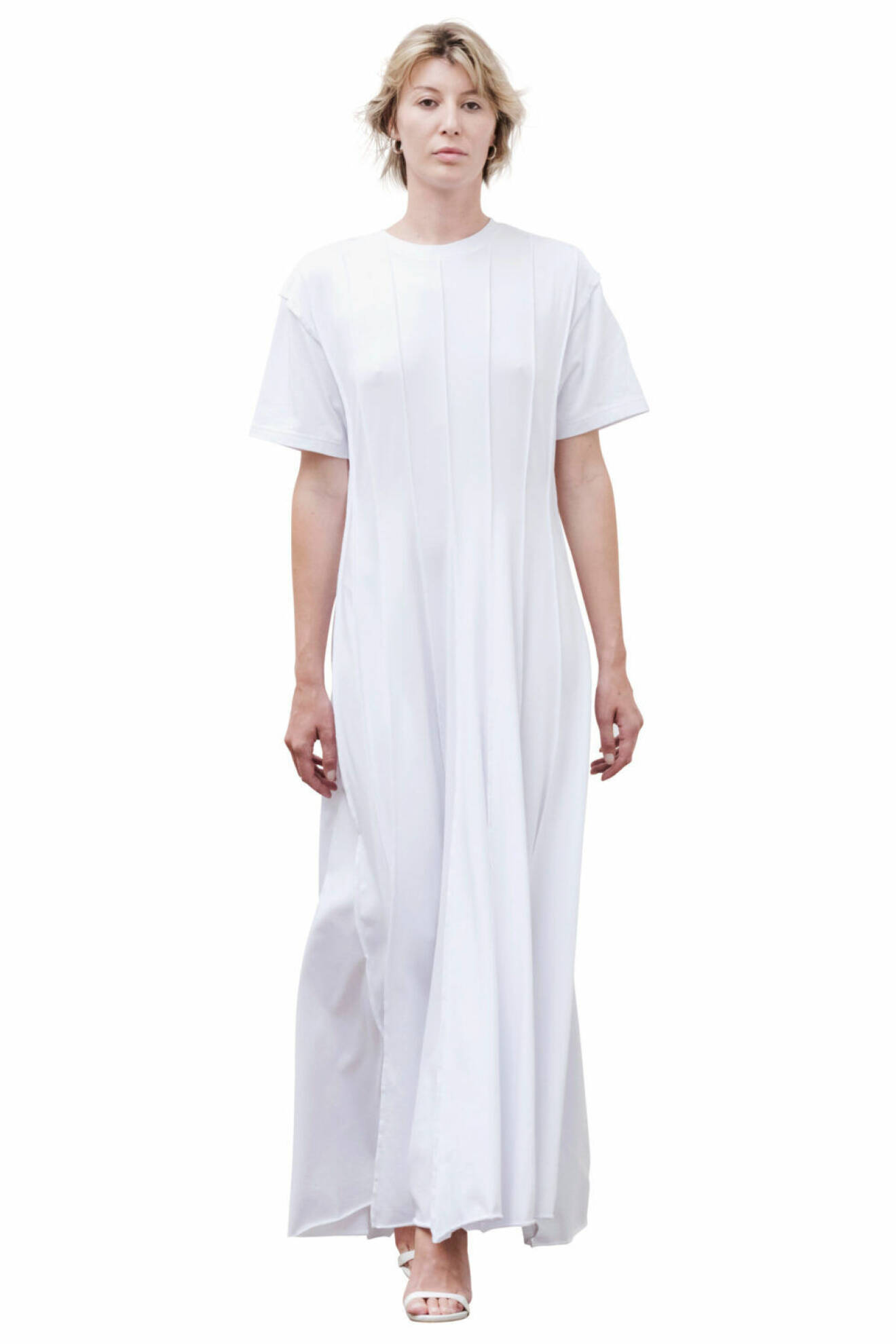 Långklänning i vitt från Nhorm