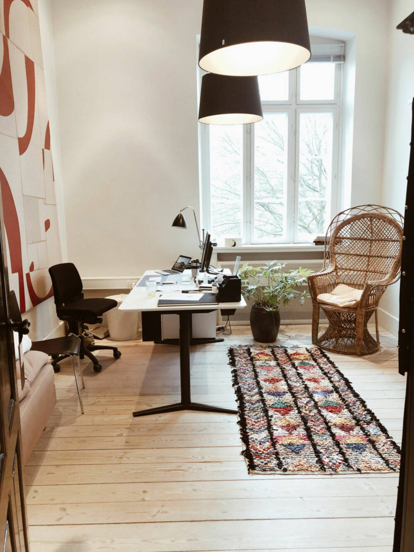 Ellen Dixdotters kontor på By Malene Birger i Köpenhamn