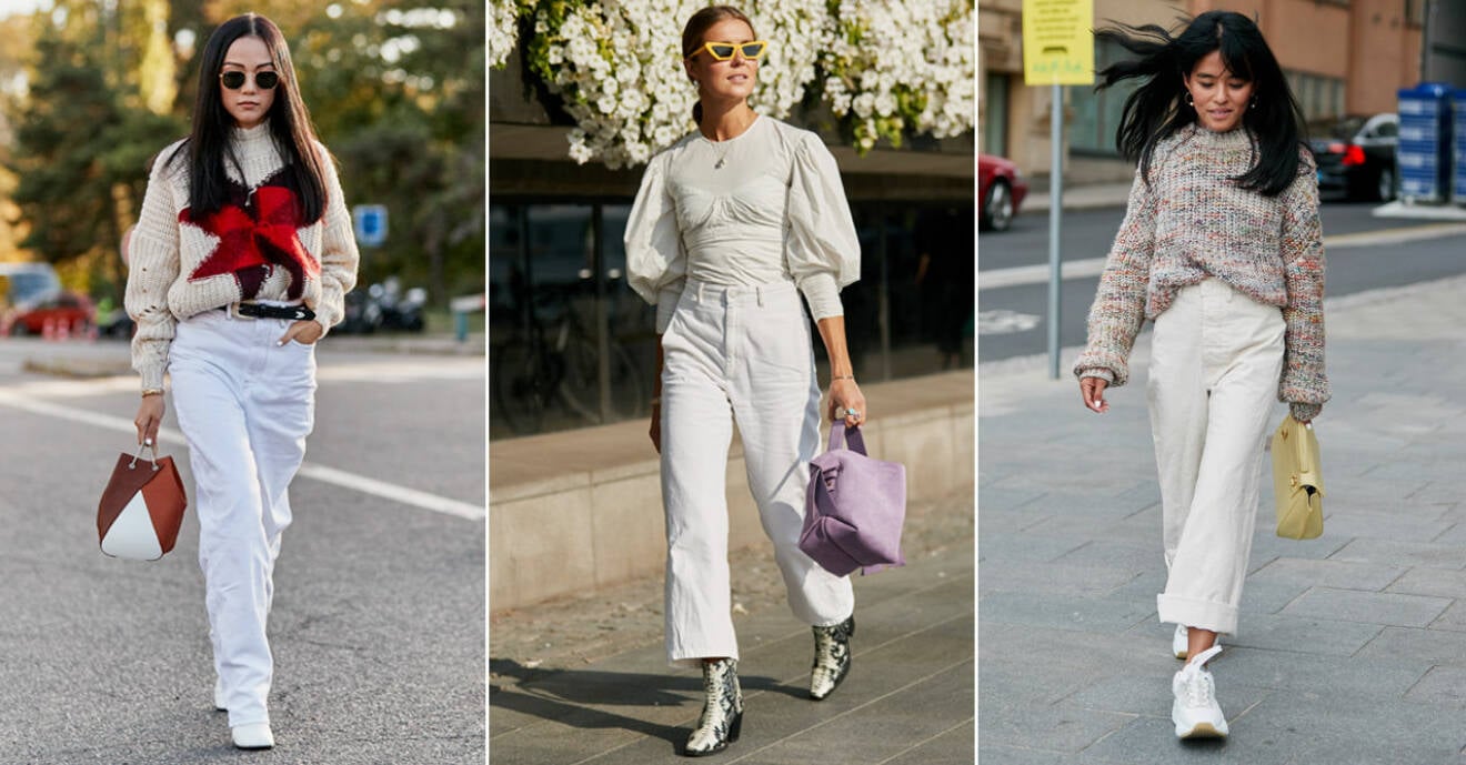 Trenden med vita jeans – och ELLEs shoppingtips!
