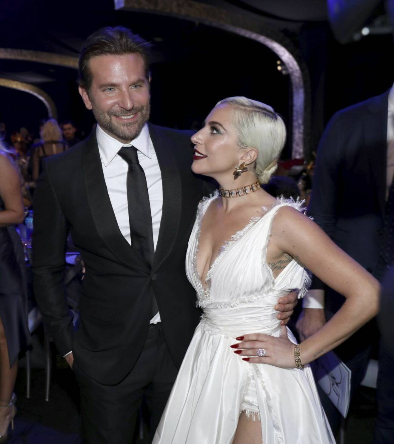 Bradley Cooper och Lady Gaga på SAG awards i januari 2019.