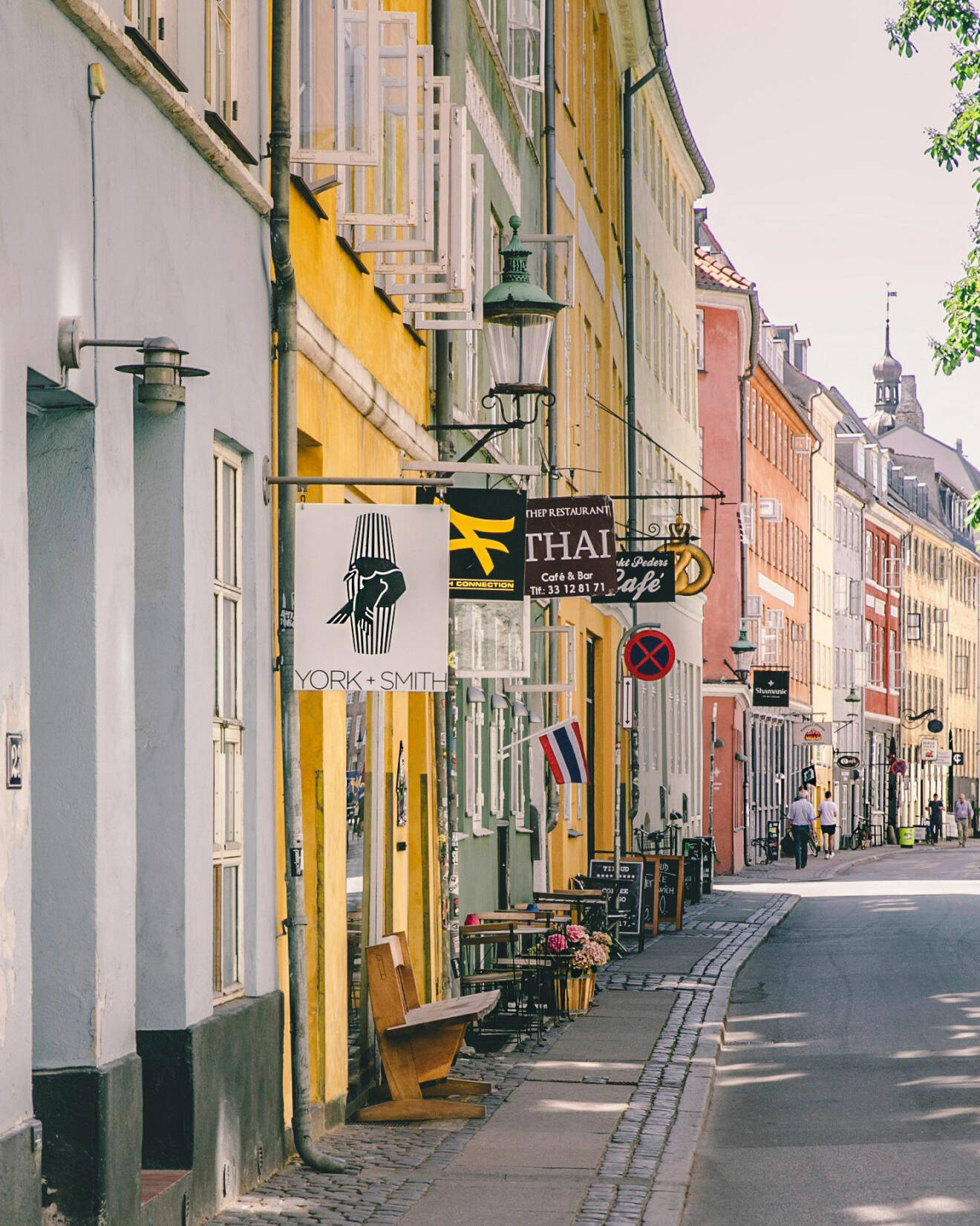 Färgglada fasader i Köpenhamn