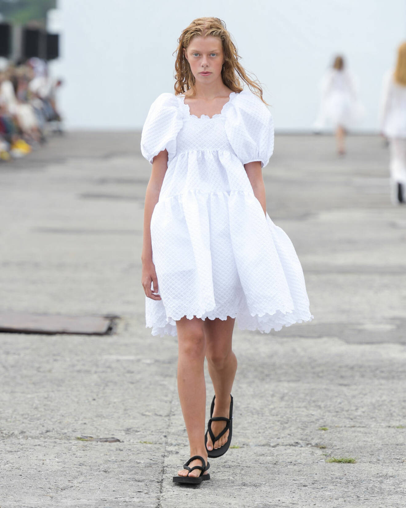 Cecile Bahnsen ss-20 vit klänning