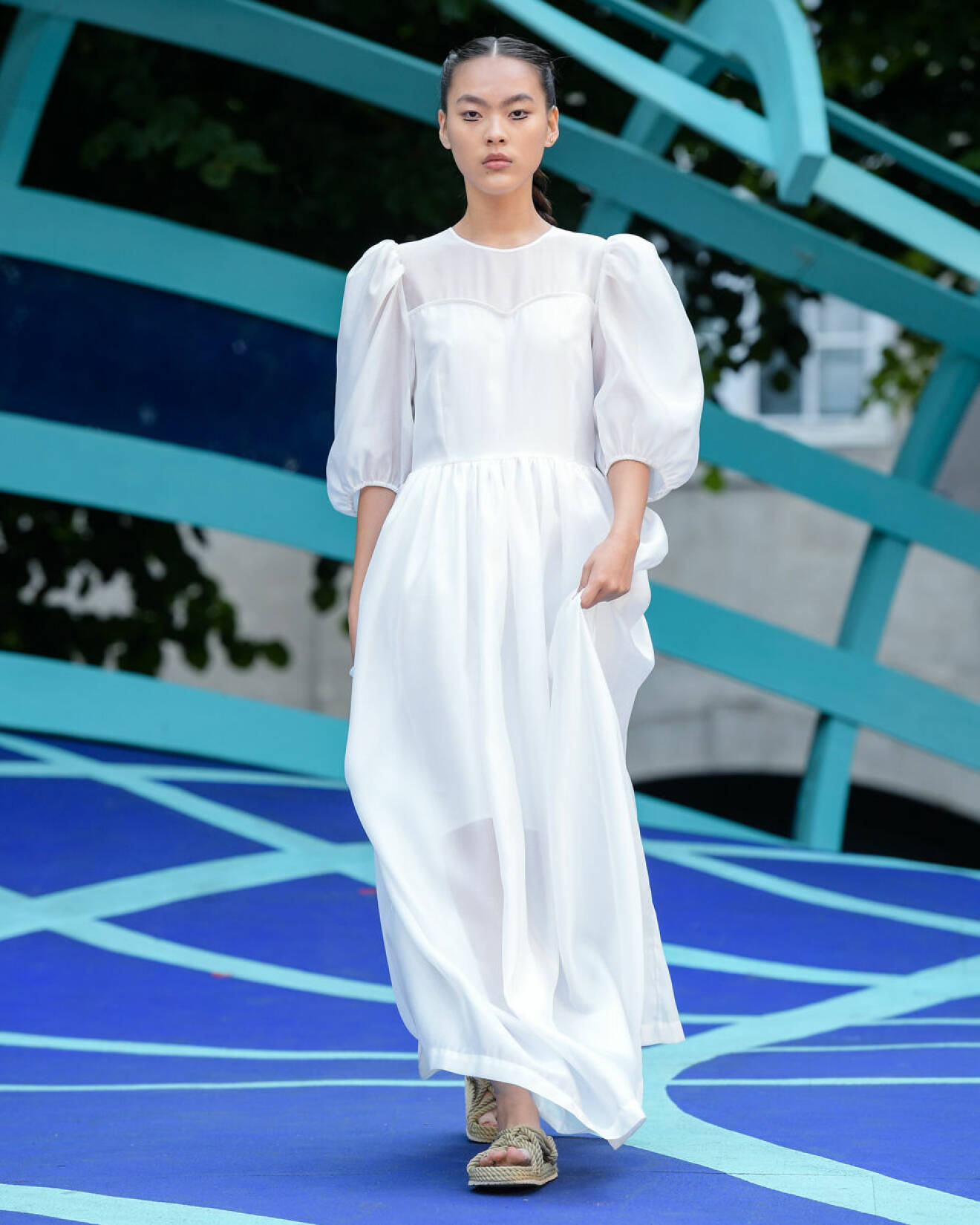 Designers remix ss-20 vit klänning
