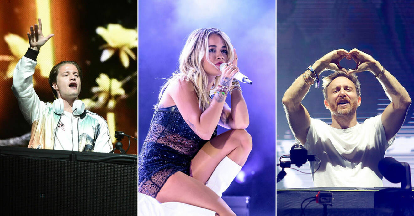 Hyllningskonsert för Avicii, David Guetta, Rita Ora och Kygo.