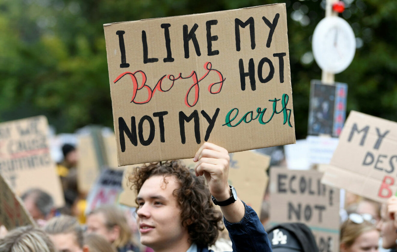 Greta Thunbergs strejk för klimatet ägde bland annat rum i Nederländerna