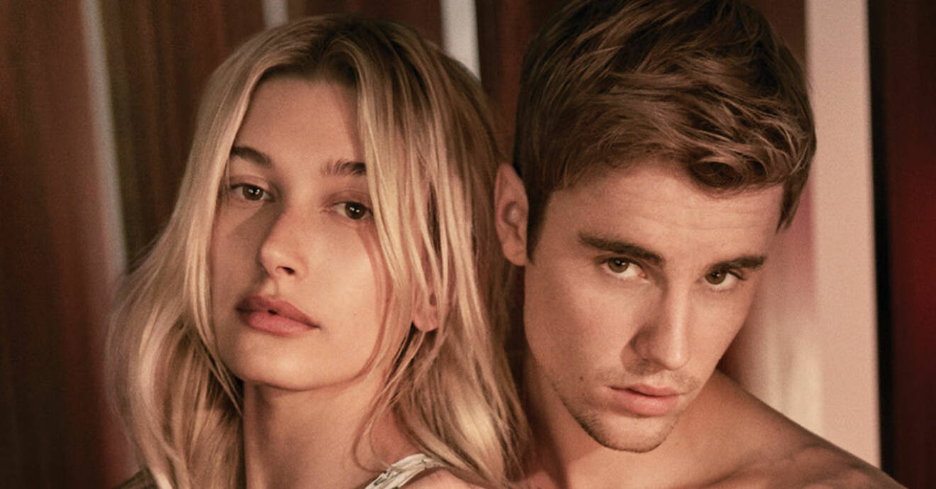 Justin Bieber och Hailey Bieber för Calvin Klein 2019