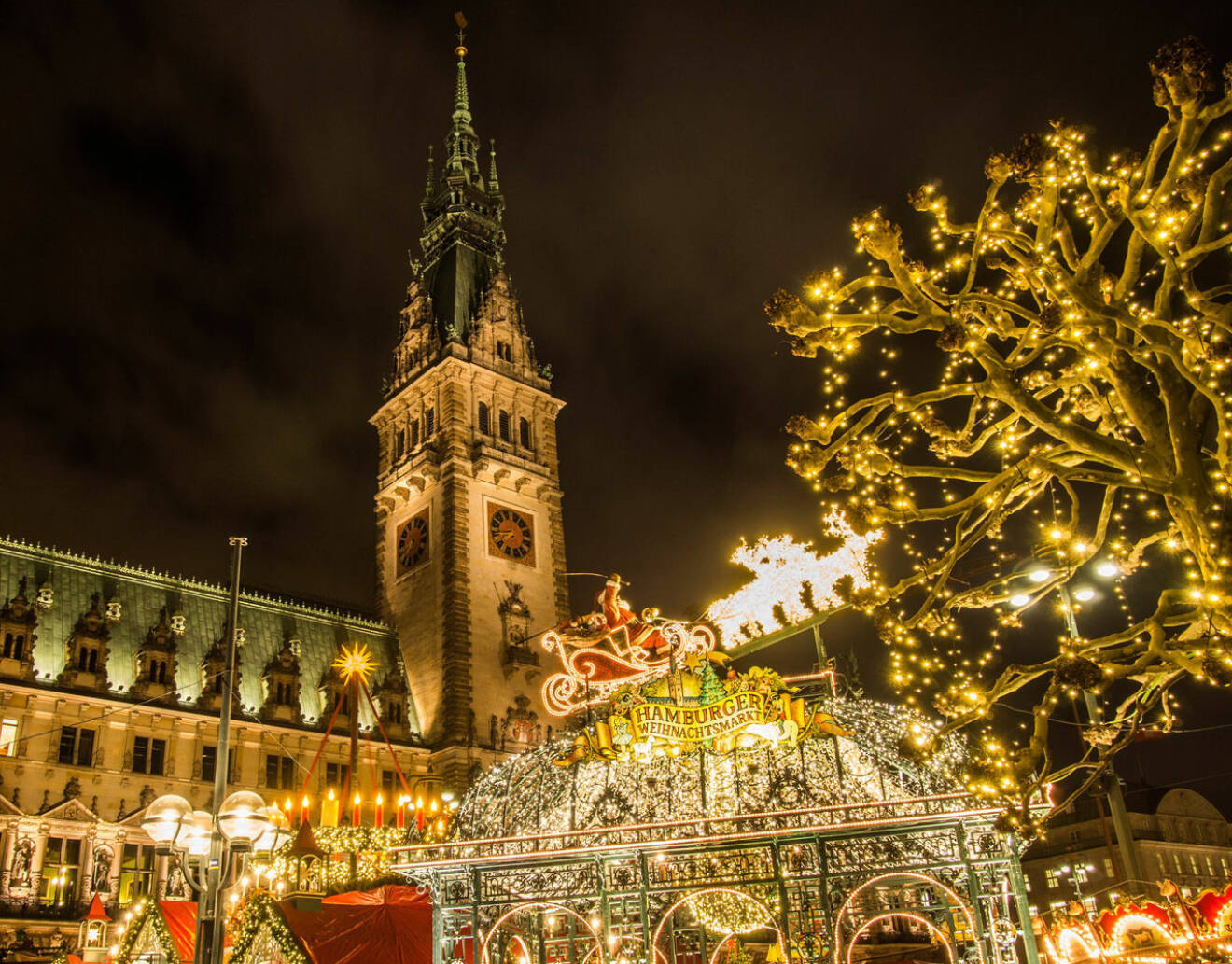 Julmarknad i Hamburg