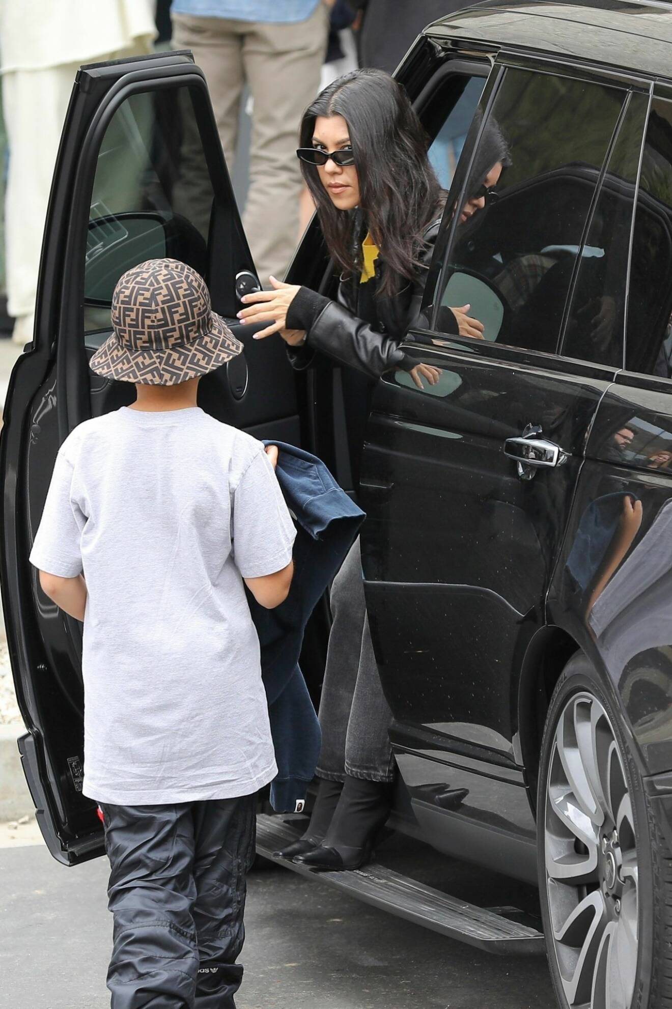 Kourtney Kardashian med sin son Mason Dash Disick
