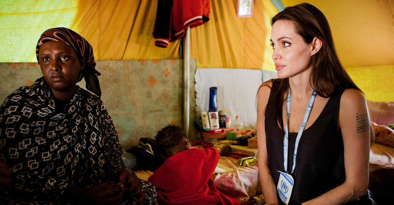 Angelina Jolie är engagerad i välgörenhet - bidra du med