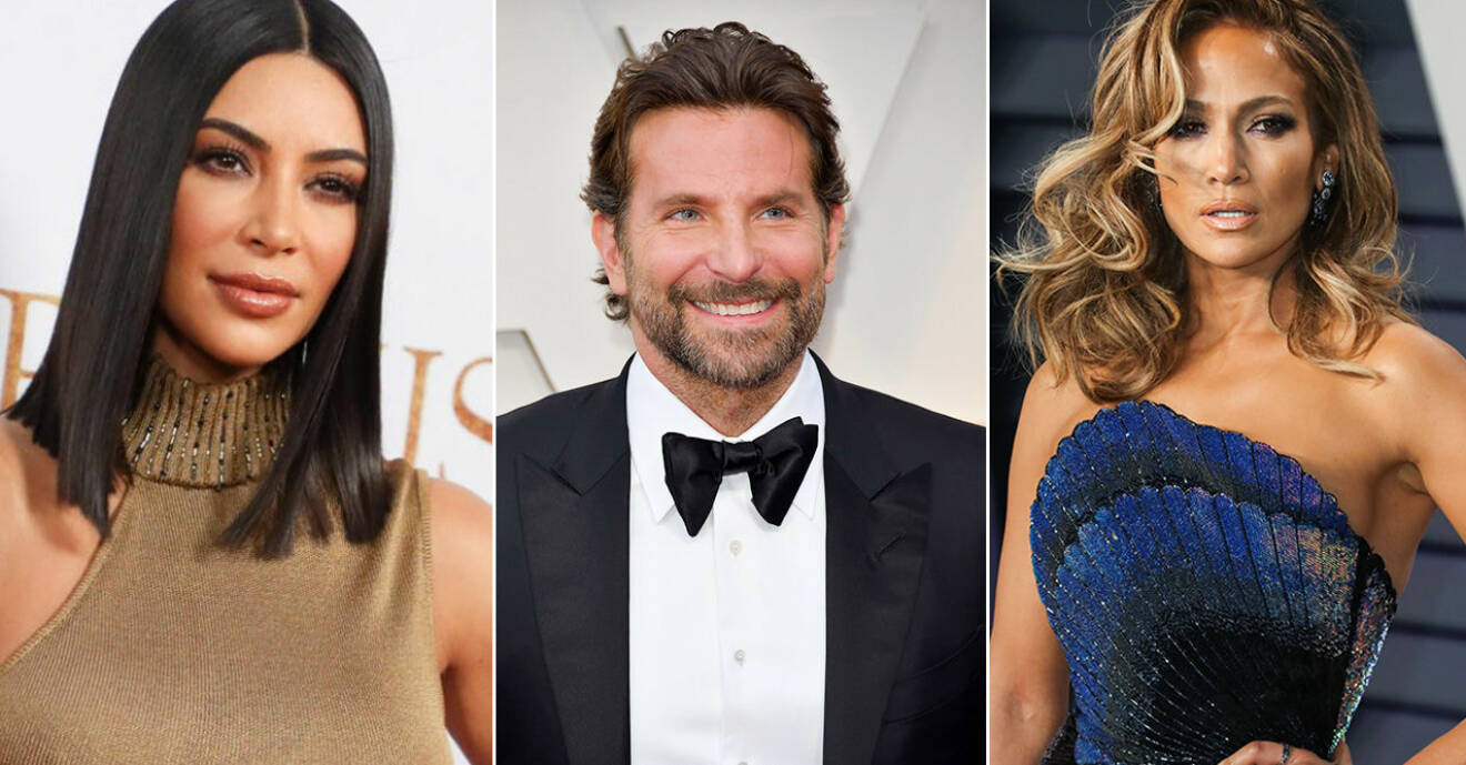 Kim Kardashian, Bradley Cooper och Jennifer Lopez