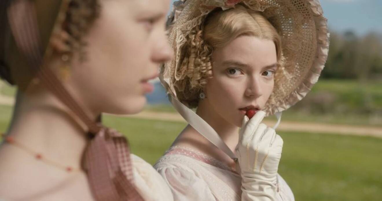 En bild från den nya filmen Emma, med biopremiär på Filmstaden den 14 februari 2020.