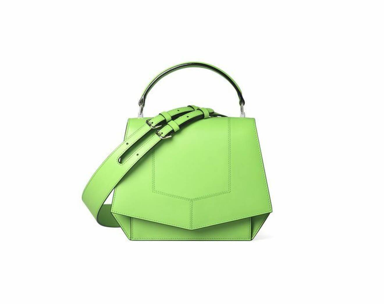 Neongrön väska från Byredo.