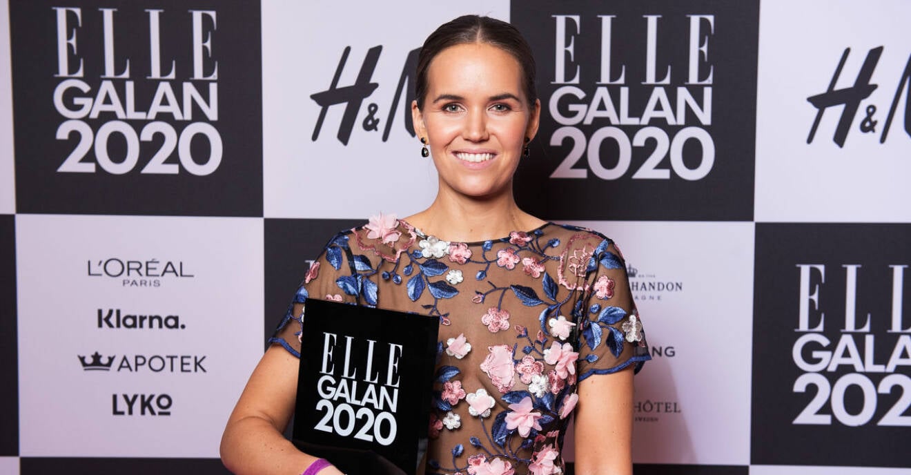 Årets blickfång Frida Jonsvens på ELLE-galan 2020