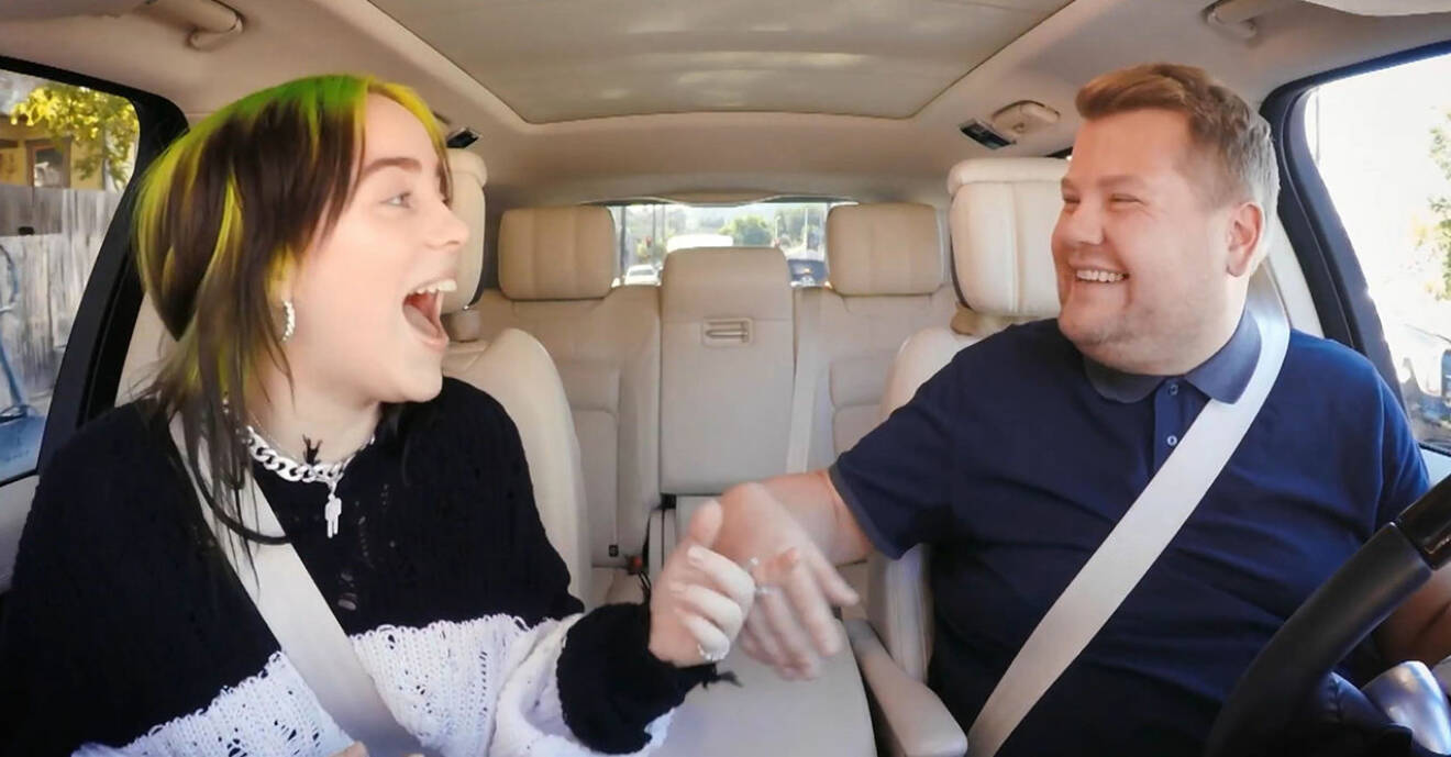 Billie Eilish i Carpool Karaoke med James Corden