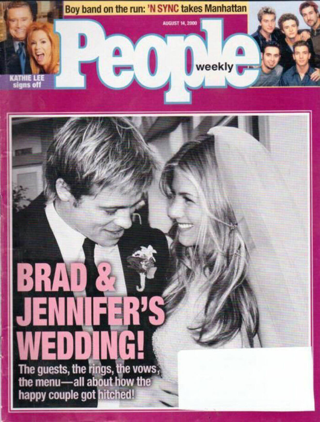 Jennifer och Brad gifter sig