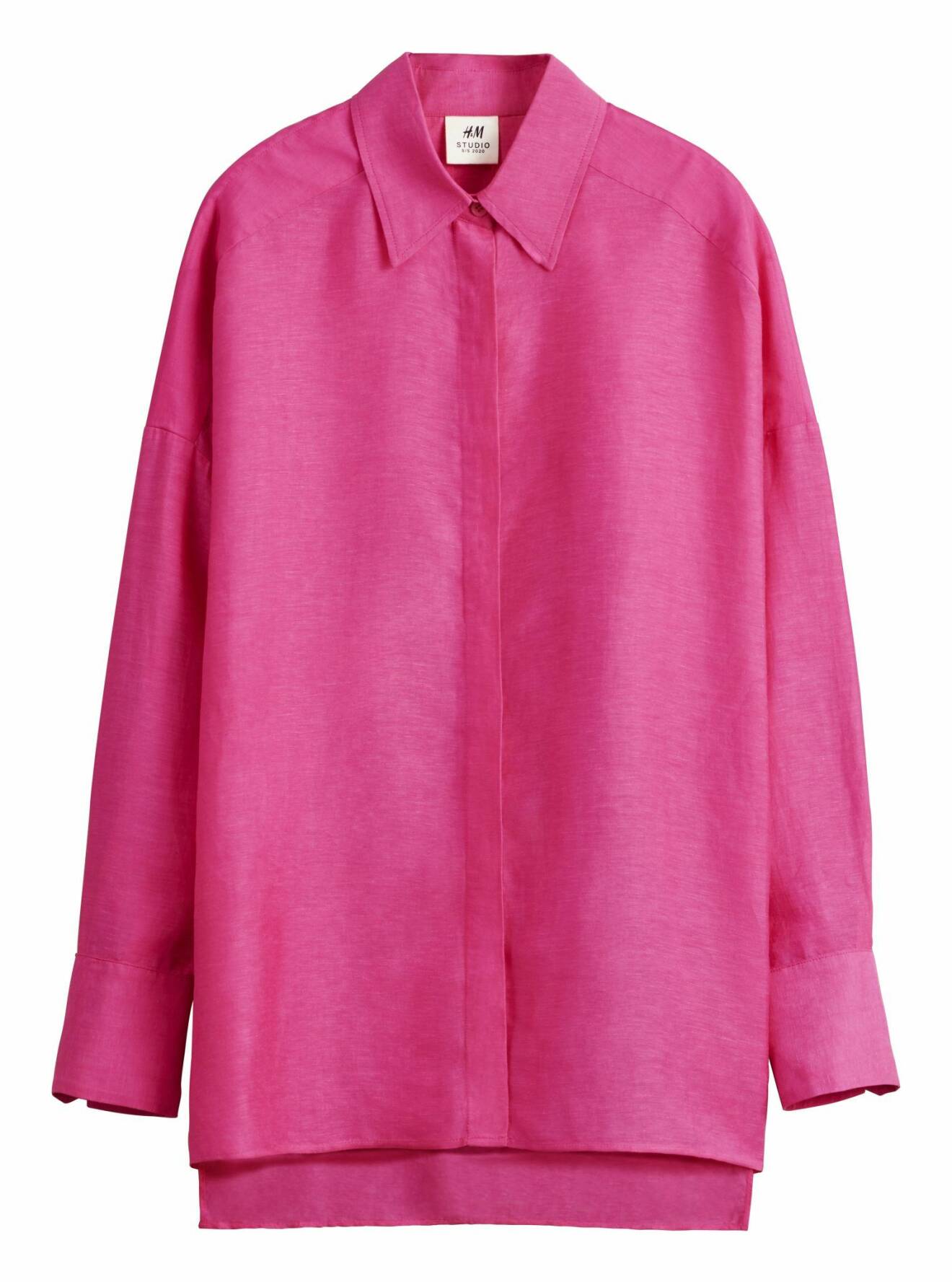 Rosa skjorta H&M Studio SS20
