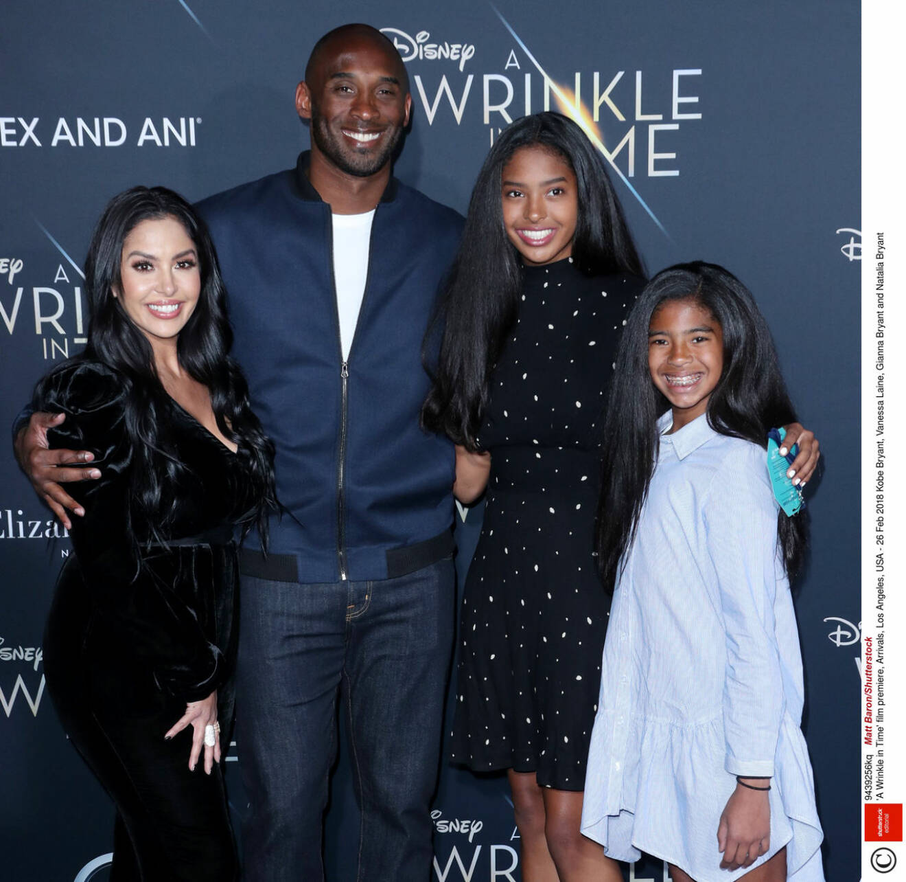 Kobe Bryant med familj